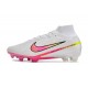 Nike Air Zoom Mercurial Superfly 9 Elite FG Bianco Rosa