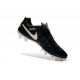 Nuove Scarpe Calcio Nike Tiempo Genio Leather FG Nero Bianco Oro