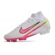 Nike Air Zoom Mercurial Superfly 9 Elite FG Bianco Rosa