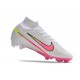 Nike Air Zoom Mercurial Superfly 9 Elite FG Bianco Rosa