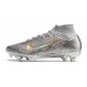 Nike Air Zoom Mercurial Superfly 9 Elite FG Argento Oro