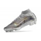 Nike Air Zoom Mercurial Superfly 9 Elite FG Argento Oro