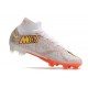 Nike Zoom Mercurial Superfly IX Elite FG Bianco Oro Argento