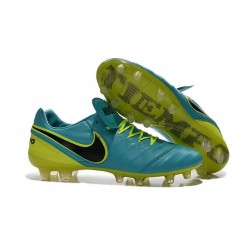 2016 Scarpa da calcio per terreni duri Nike Tiempo Legend VI - Uomo Nero Bianco Volt