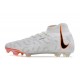 Scarpe da Calcio Nike Phantom Luna Elite FG Bianco Nero Arancione Total