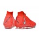 Scarpe da Calcio Nike Phantom Luna Elite FG Cremisi Vivace Bianco