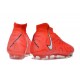 Scarpe da Calcio Nike Phantom Luna Elite FG Cremisi Vivace Bianco