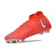 Scarpe da Calcio Nike Phantom Luna Elite FG Cremisi Vivace Bianco