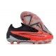 Scarpe Calcio Nike Phantom GX FG Cremisi Vivace Nero Bianco