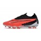 Scarpe Calcio Nike Phantom GX FG Cremisi Vivace Nero Bianco