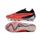 Scarpe Calcio Nike Phantom GX FG Cremisi Vivace Nero Bianco