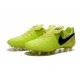 Nuove Scarpe Calcio Nike Tiempo Genio Leather FG Volt Nero