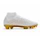 Nuovo Tacchetti da Calcio Nike Mercurial Superfly VI 360 Elite FG CR7 Nero Argento