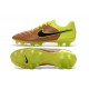 Scarpe Calcio Nike Tiempo Legend V FG - Uomo Canvas Nero Volt