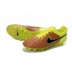 Scarpe Calcio Nike Tiempo Legend V FG - Uomo Canvas Nero Volt