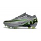 Scarpe Nike Zoom Mercurial Vapor XV Elite FG Grigio Nero Verde