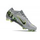 Scarpe Nike Zoom Mercurial Vapor XV Elite FG Grigio Nero Verde