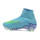 Nuove SCARPE NIKE HyperVenom Phantom II FG Blu Bianco Nero