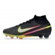 Nike Zoom Mercurial Superfly IX Elite FG MR Nero Metallico