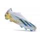 Adidas X Crazyfast.1 Senza Lacci FG Bianco Blu Oro