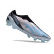 Adidas X Crazyfast.1 Senza Lacci FG Argento Metallico Bliss Blu Nero Core