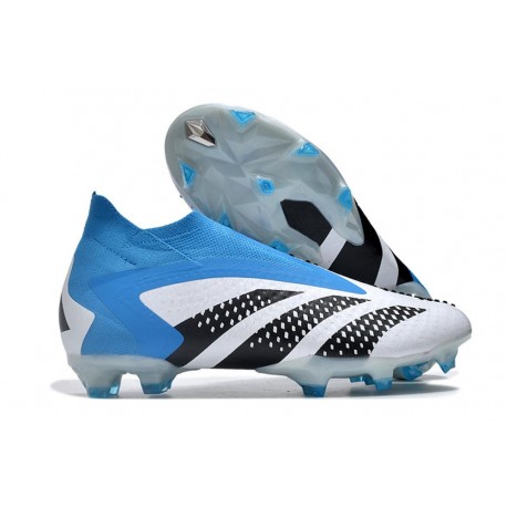 Scarpe adidas Predator Accuracy+ FG Bianco Blu Nero