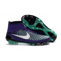 Scarpe calcio Nike Magista Obra FG - Uomo - Verde Viola Nero Bianco