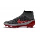 Nuove Nike Magista Obra Fg, Scarpe da calcio uomo Grigio Nero Rosso