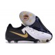 Nike Phantom GX II Elite FG Bianco Nero Oro Metallizzato