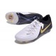 Nike Phantom GX II Elite FG Bianco Nero Oro Metallizzato