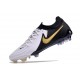 Nike Phantom GX II Elite FG Bianco Nero Oro Metallizzato