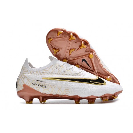 Nike Phantom GX II Elite FG Bianco Oro