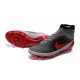 Nuove Nike Magista Obra Fg, Scarpe da calcio uomo Grigio Nero Rosso