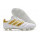 Nuovo Tacchetti da Calcio Adidas Copa 19.1 FG Bianco Oro