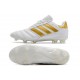 Nuovo Tacchetti da Calcio Adidas Copa 19.1 FG Bianco Oro