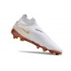 Nike Phantom GX DF FG Link Bianco Oro