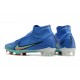 Nike Mercurial Superfly VII Elite FG Scarpe - New Lights Blu