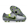 Nike Tiempo Legend X Elite FG Scarpe Calcio Grigio Nero Verde