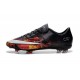 2015 Scarpa da calcio per terreni duri Nike Mercurial Vapor X - Uomo Nero Bianco Rosso