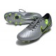 Nike Tiempo Legend X Elite FG Scarpe Calcio Grigio Nero Verde