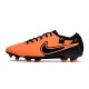 Nike Tiempo Legend X Elite FG Scarpe Calcio Arancione Nero