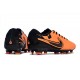 Nike Tiempo Legend X Elite FG Scarpe Calcio Arancione Nero