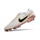 Nike Tiempo Legend X Elite FG Scarpe Calcio Bianco Oro Nero