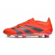 Scarpa adidas Predator 24 Elite FG Rosso Negro Giallo