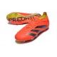 Scarpa adidas Predator 24 Elite FG Rosso Negro Giallo