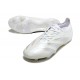 Scarpa adidas Predator 24 Elite FG Bianco Argento Met