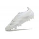 Scarpa adidas Predator 24 Elite FG Bianco Argento Met