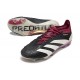 Scarpa adidas Predator 24 Elite FG Nero Bianco Viola