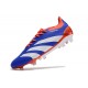 Scarpa adidas Predator 24 Elite FG Blu Bianco Rosso