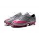 Nike Mercurial Vapor FG Scarpa da calcio per terreni duri - Uomo Grigio Lupo Rosa Hyper Nero